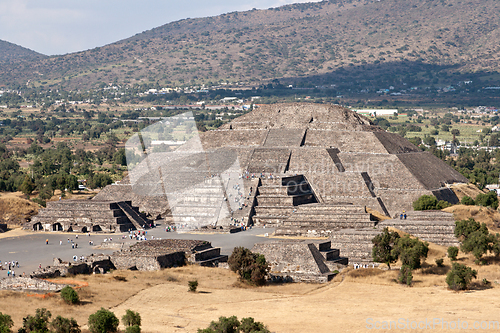 Image of Pyramid of the Moon. Teotihuacan, Mexico