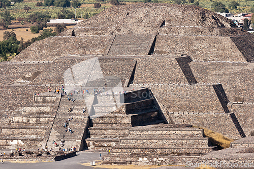 Image of Pyramid of the Moon. Teotihuacan, Mexico