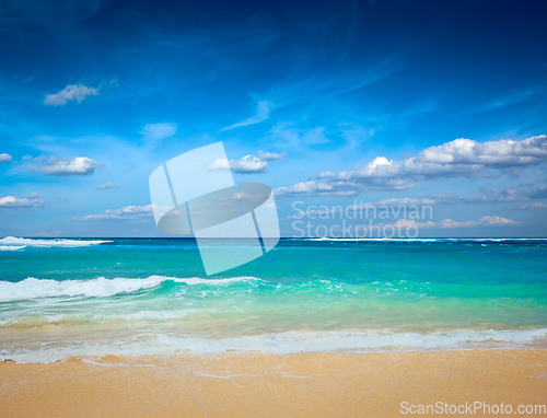 Image of Beautiful beach in summer