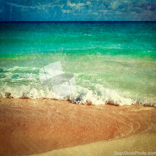 Image of Beautiful beach and sea