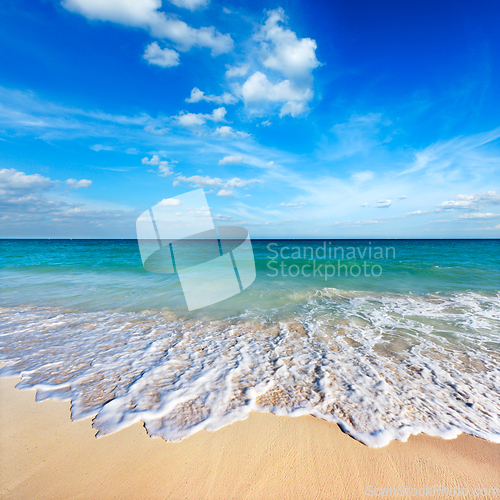 Image of Beautiful beach and sea