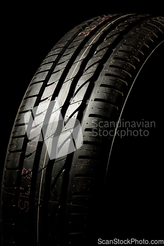 Image of Tire close up