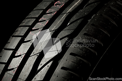 Image of Tire close up