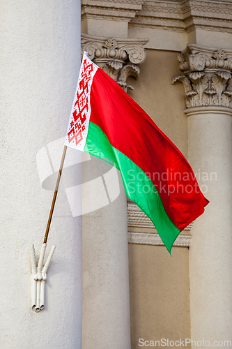 Image of Belarusian national flag