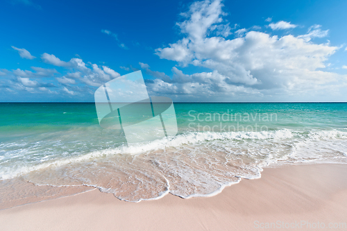 Image of Beautiful beach and sea