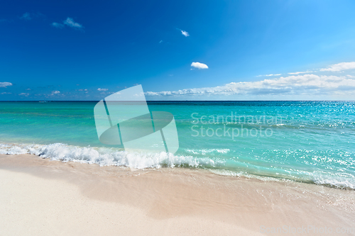 Image of Beautiful beach and sea