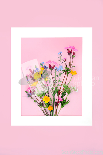 Image of Wildflower Abstract Picture Frame Composition