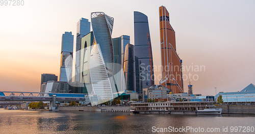 Image of Moscow city (Moscow International Business Center) , Russia