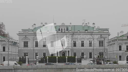 Image of MOSCOW - OCTOBER 14: The British Embassy in Moscow on October 14, 2017 in Moscow, Russia