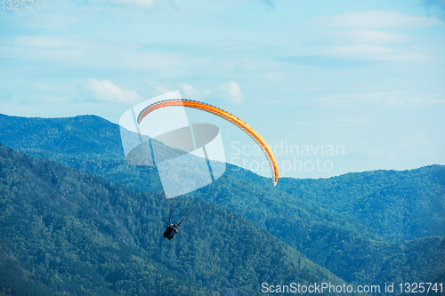 Image of Paragliding in mountains