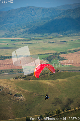 Image of Paragliding in mountains