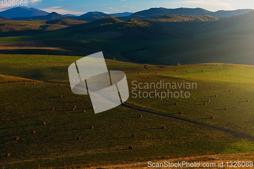 Image of Beauty summer evening in the mountains