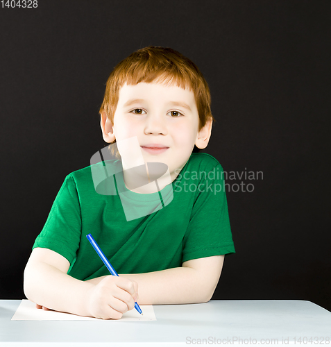 Image of drawing a little boy