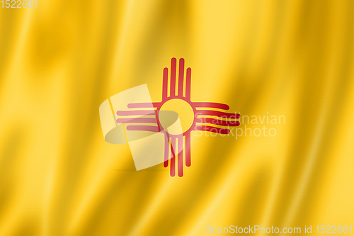 Image of New Mexico flag, USA