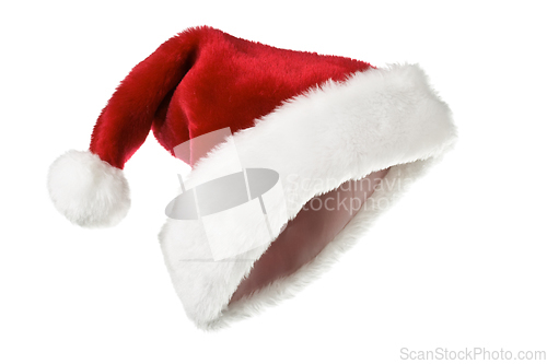 Image of Santa hat isolated on white