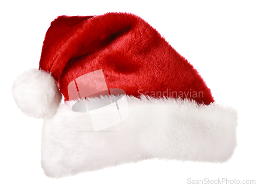 Image of Santa hat isolated on white