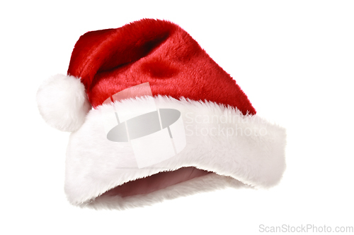 Image of Santa hat isolated on white