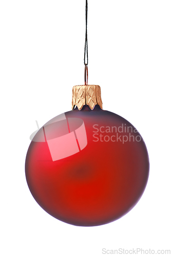 Image of Christmas bauble isolated