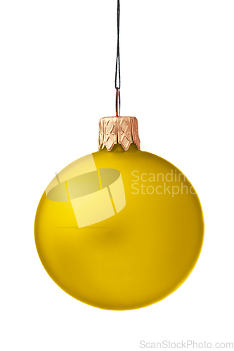 Image of Christmas bauble isolated