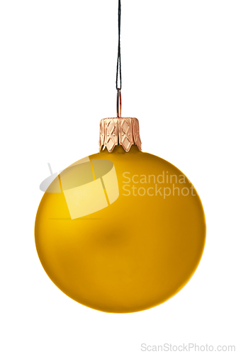 Image of Christmas bauble isolated