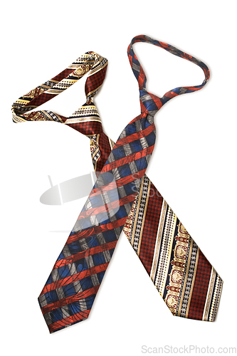 Image of Two neckties isolated