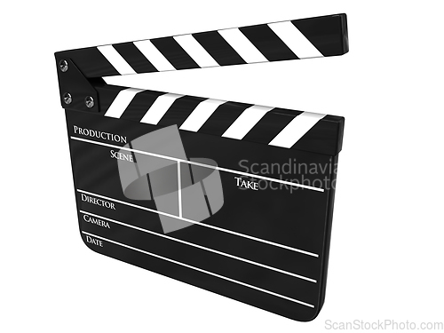 Image of Clapboard isolated