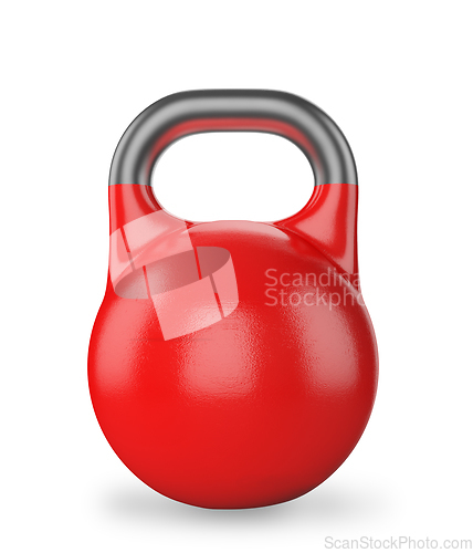 Image of Gym equipment weight kettle bell isolated