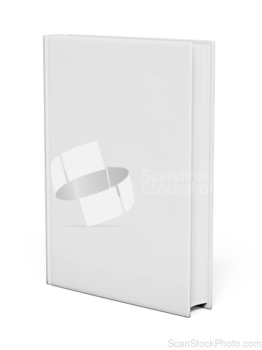 Image of Isolated white blank book