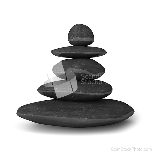 Image of Zen stones balance concept