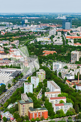 Image of Aerial view of Munich. Munich, Bavaria, Germany