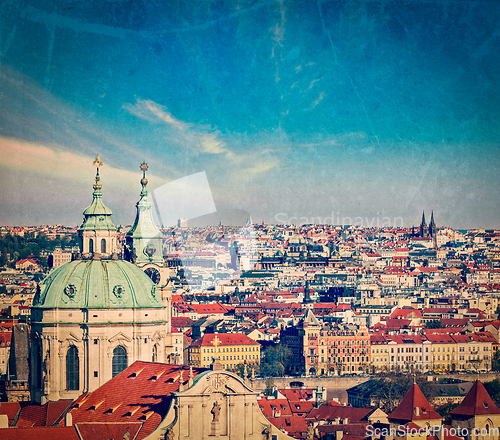 Image of Aerial view of Prague from Prague Castle