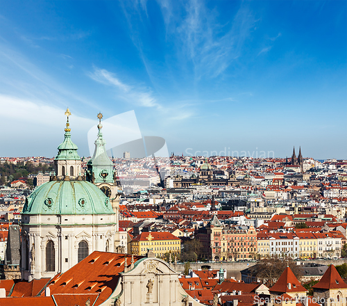 Image of Aerial view of Prague from Prague Castle