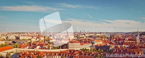 Image of Panoramic view of Prague from Prague Castle