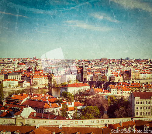 Image of Aerial view of Prague from Prague Castle