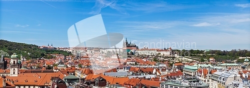 Image of Panorama of Stare Mesto and St. Vitus Cathedral