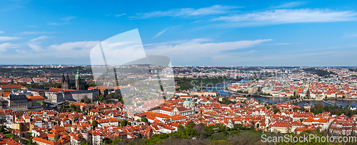 Image of Panoramic view of Prague from Prague Castle