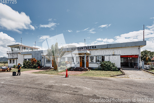 Image of domestic airport in Maroantsetra city, Madagascar