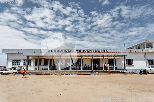 Image of domestic airport in Maroantsetra city, Madagascar