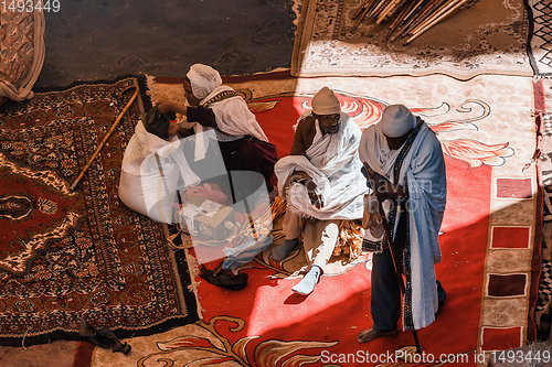 Image of orthodox Christian Ethiopian people, Lalibela Ethiopia