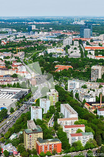 Image of Aerial view of Munich. Munich, Bavaria, Germany