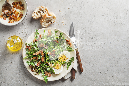 Image of Dandelion salad bacon