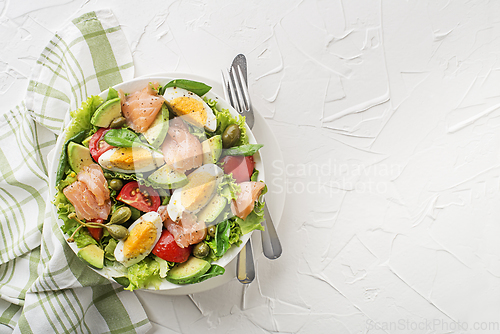 Image of Salad smoked salmon