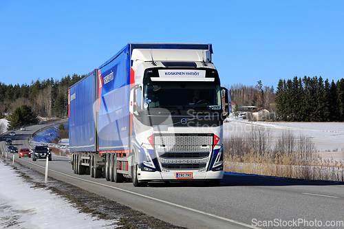 Image of New Volvo FH Truck Transports Freight