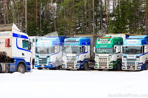 Image of Beautifully Customized Scania Trucks