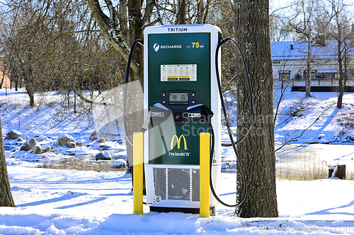 Image of Recharge Charger for Electric Vehicles at McDonalds 