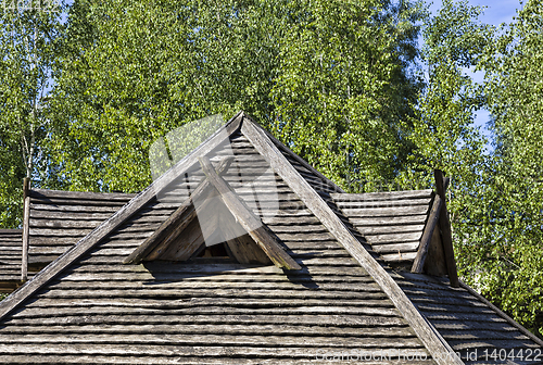 Image of The old wooden roof