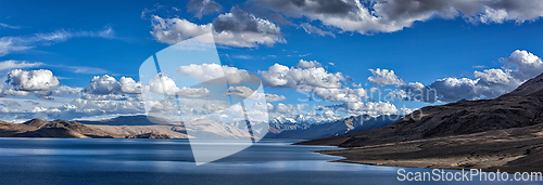 Image of Lake Tso Moriri in Himalayas. Ladakh, India