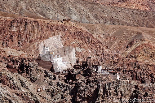 Image of Basgo monastery. Ladakh, India