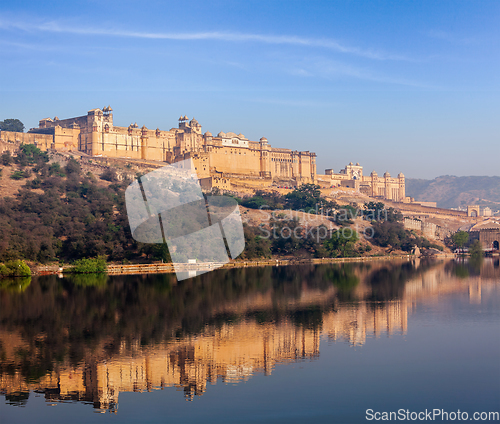 Image of Amer (Amber) fort, Rajasthan, India