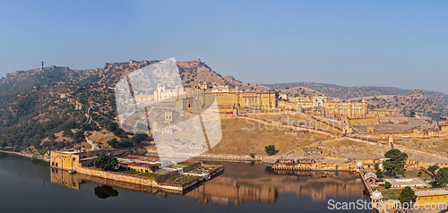 Image of Amer (Amber) fort, Rajasthan, India